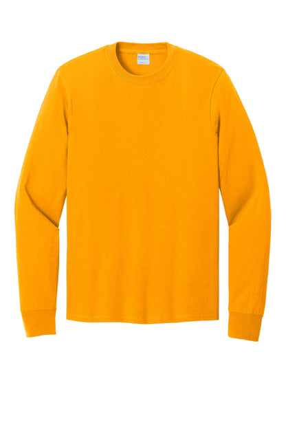 Port & Co Long Sleeve Core Cotton Tee. PC54LS