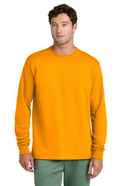 Port & Co Long Sleeve Core Cotton Tee. PC54LS
