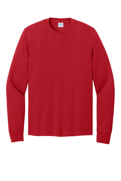 Port & Co Long Sleeve Core Cotton Tee. PC54LS