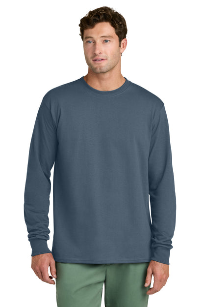 Port & Co Long Sleeve Core Cotton Tee. PC54LS
