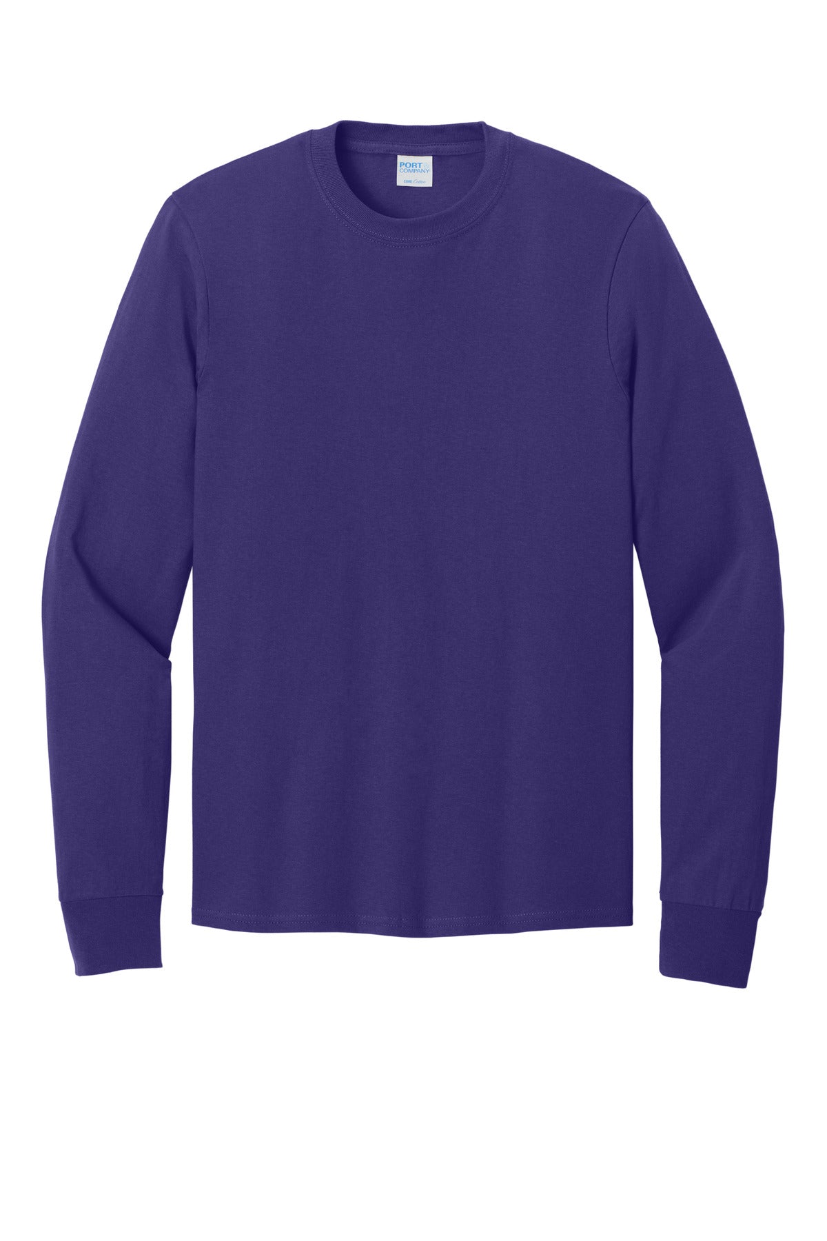 Port & Co Long Sleeve Core Cotton Tee. PC54LS