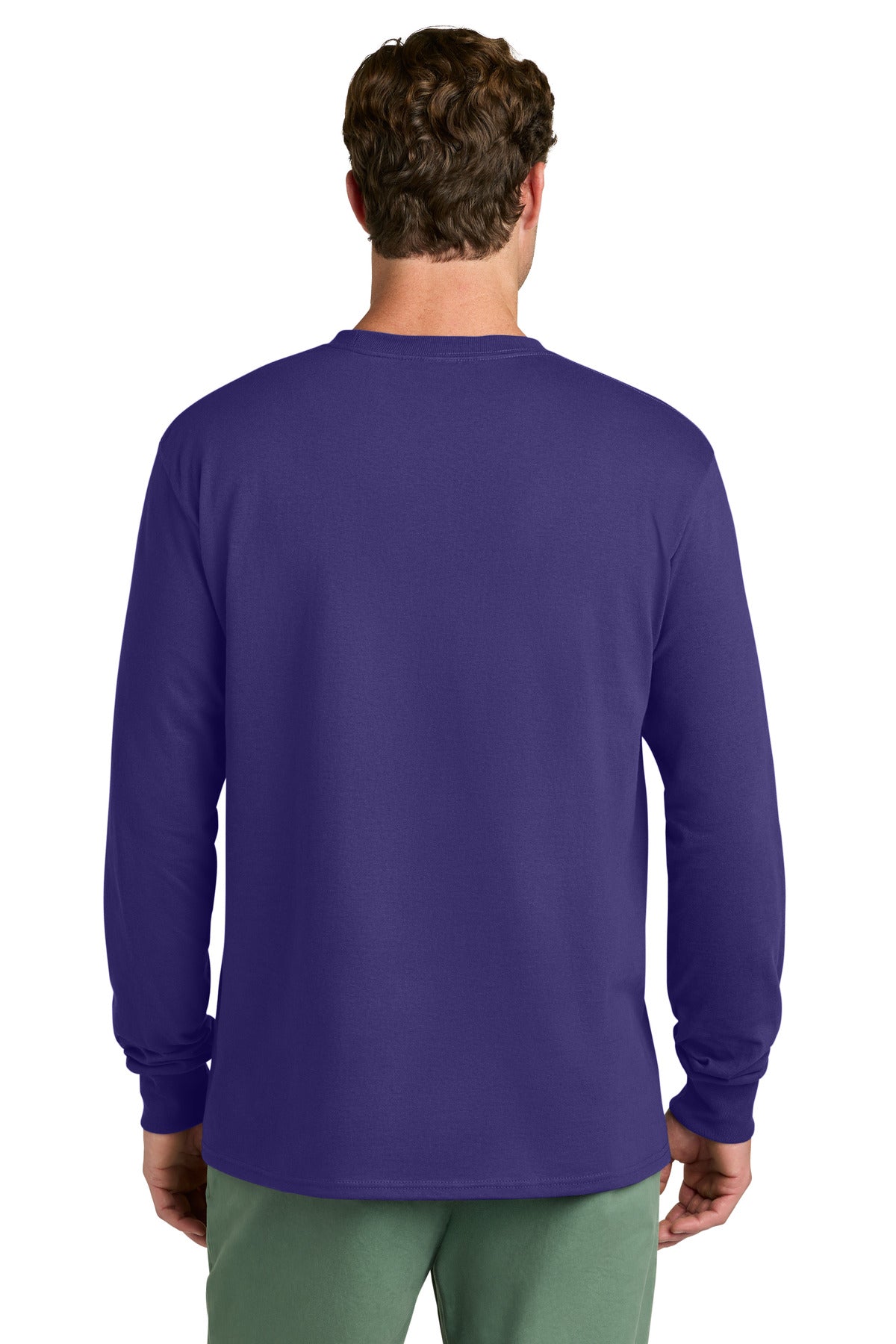 Port & Co Long Sleeve Core Cotton Tee. PC54LS