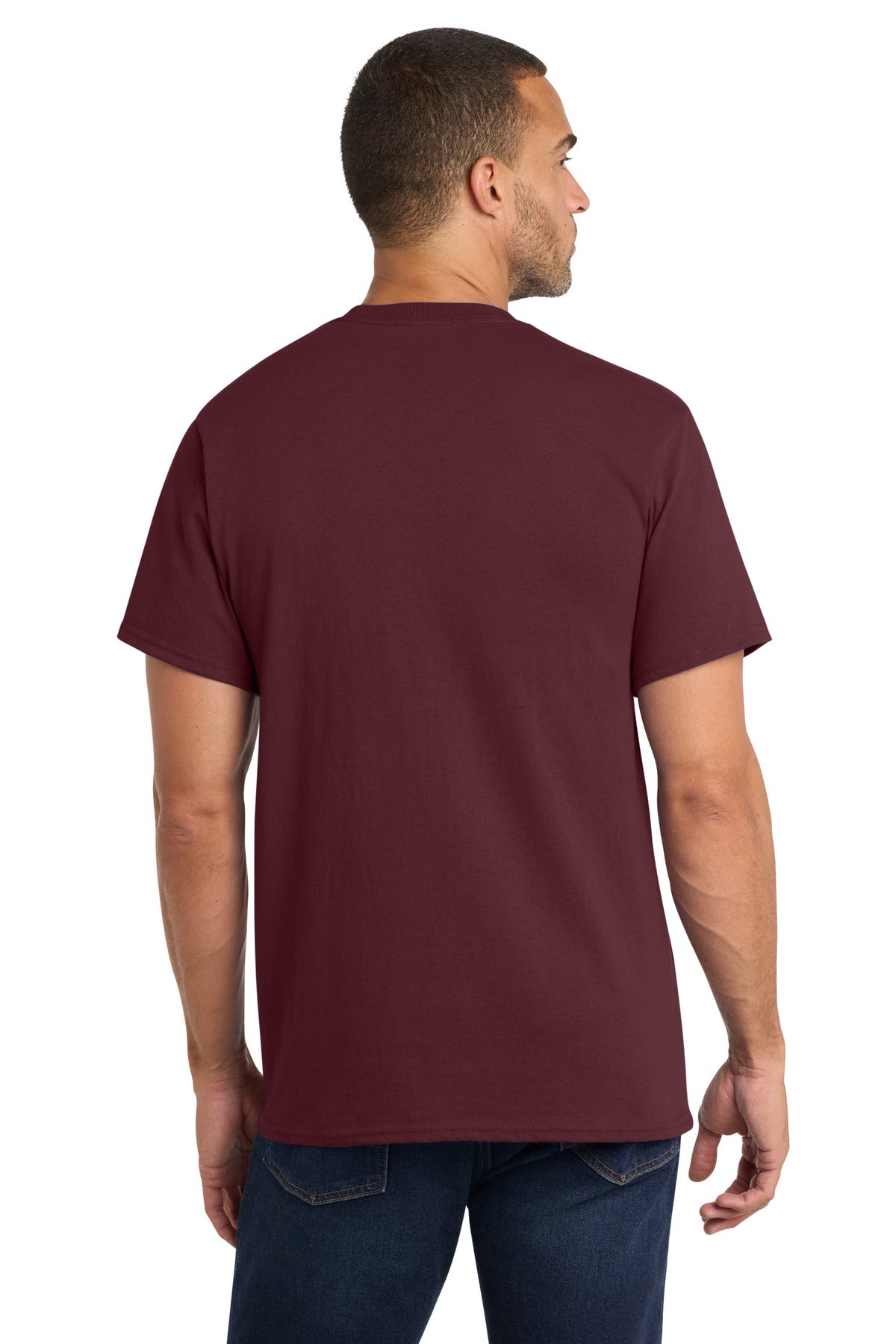 Port & Co Core Cotton Pocket Tee. PC54P