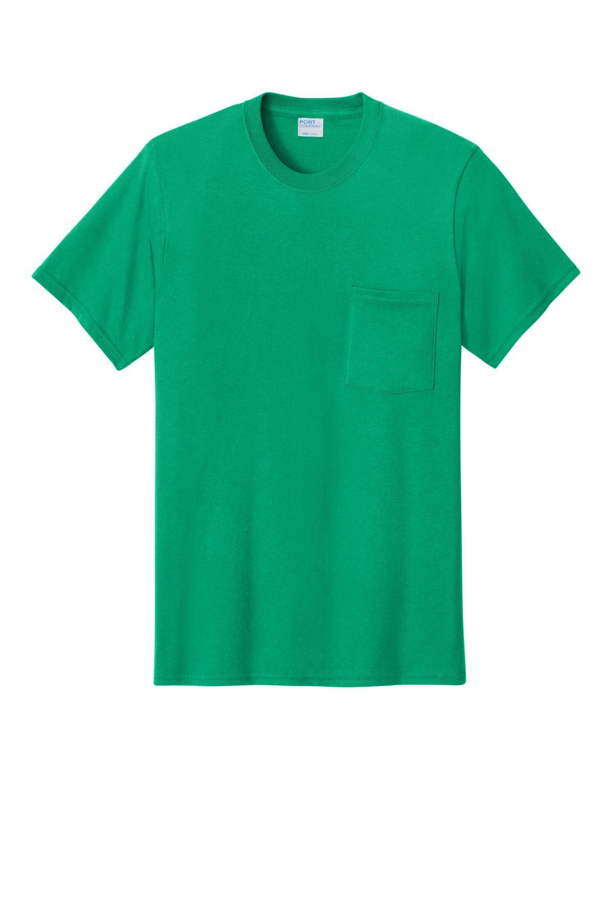 Port & Co Core Cotton Pocket Tee. PC54P