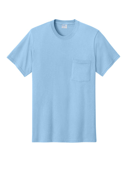 Port & Co Core Cotton Pocket Tee. PC54P