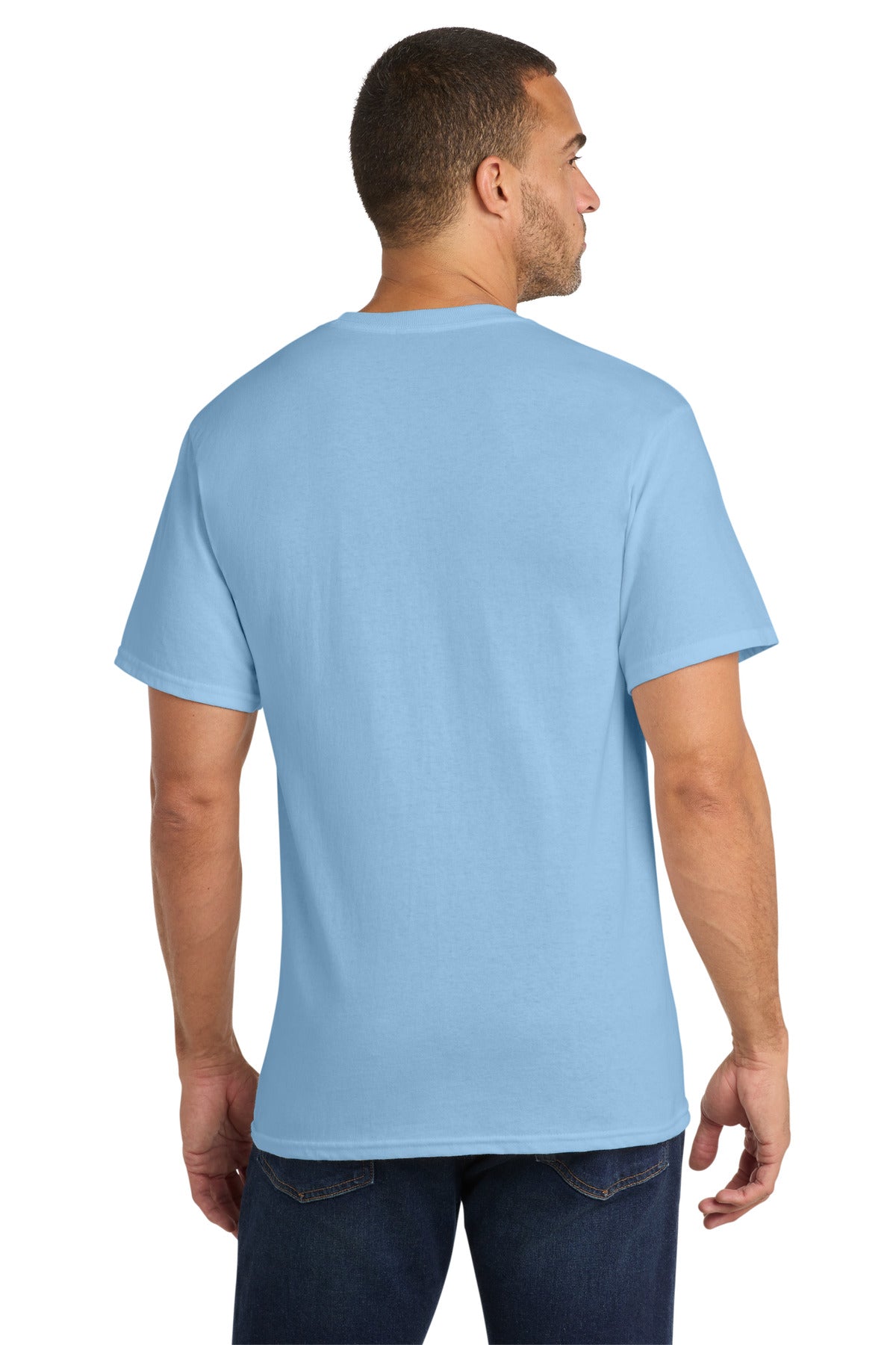Port & Co Core Cotton Pocket Tee. PC54P