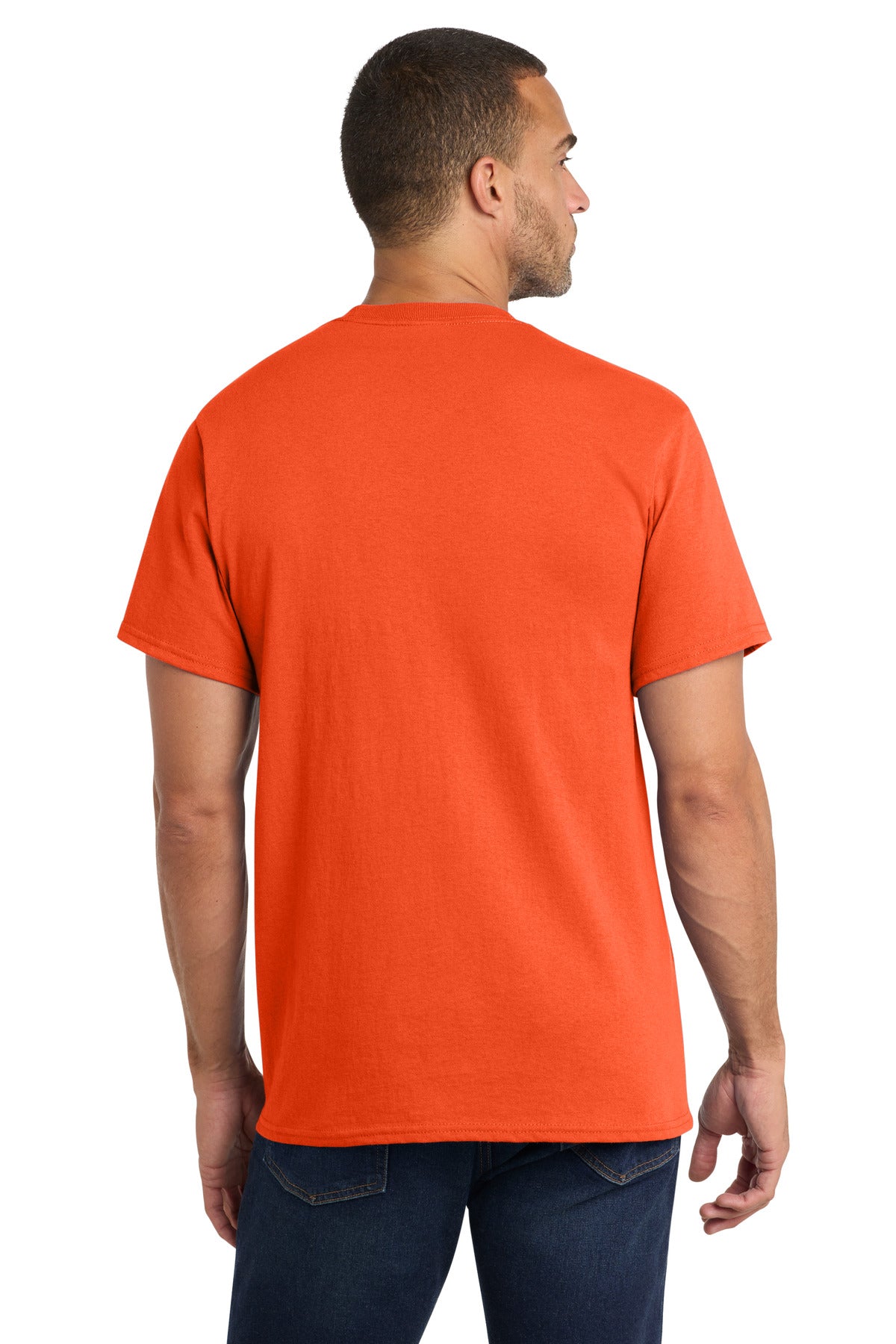 Port & Co Core Cotton Pocket Tee. PC54P
