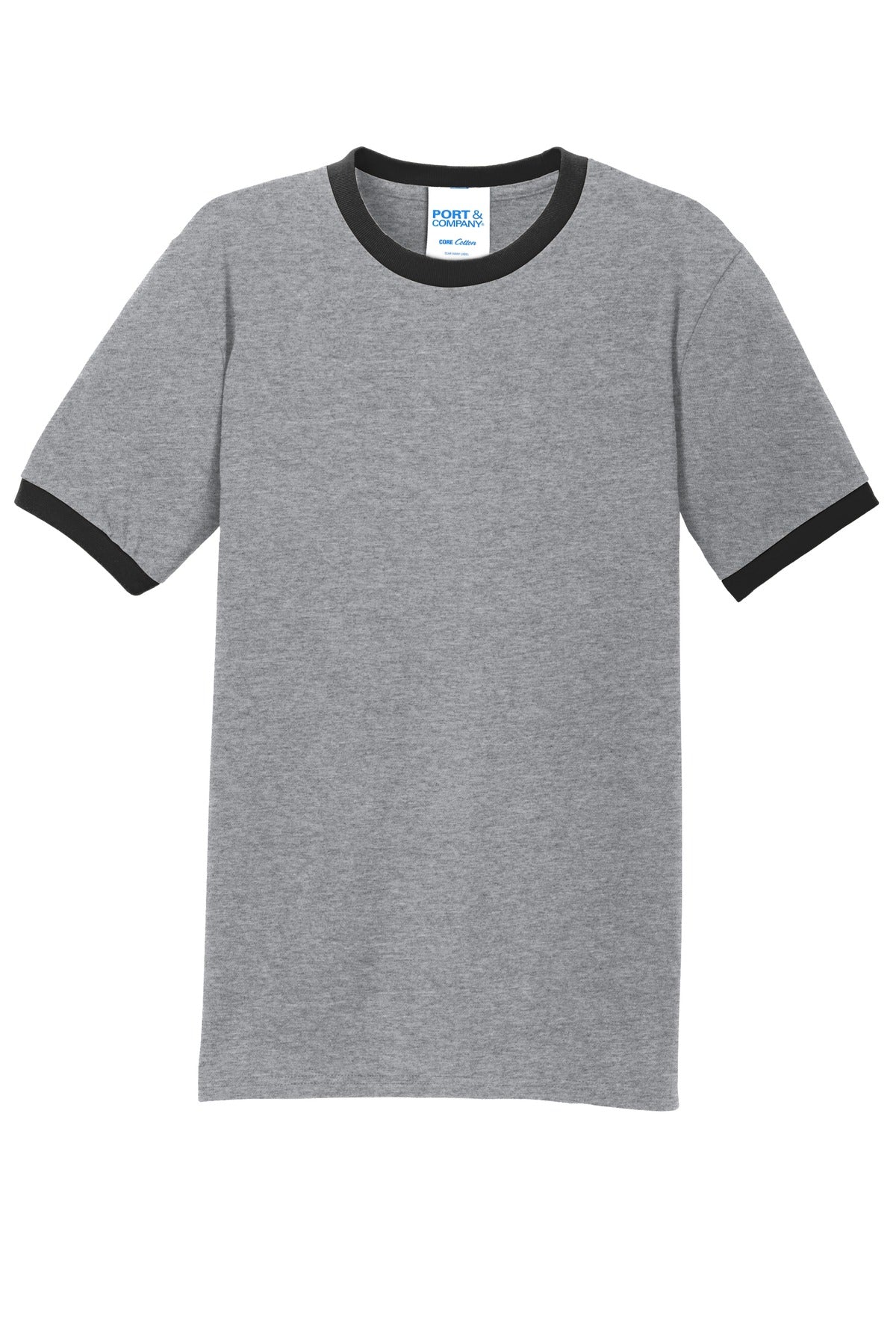 Port & Co Core Cotton Ringer Tee.  PC54R