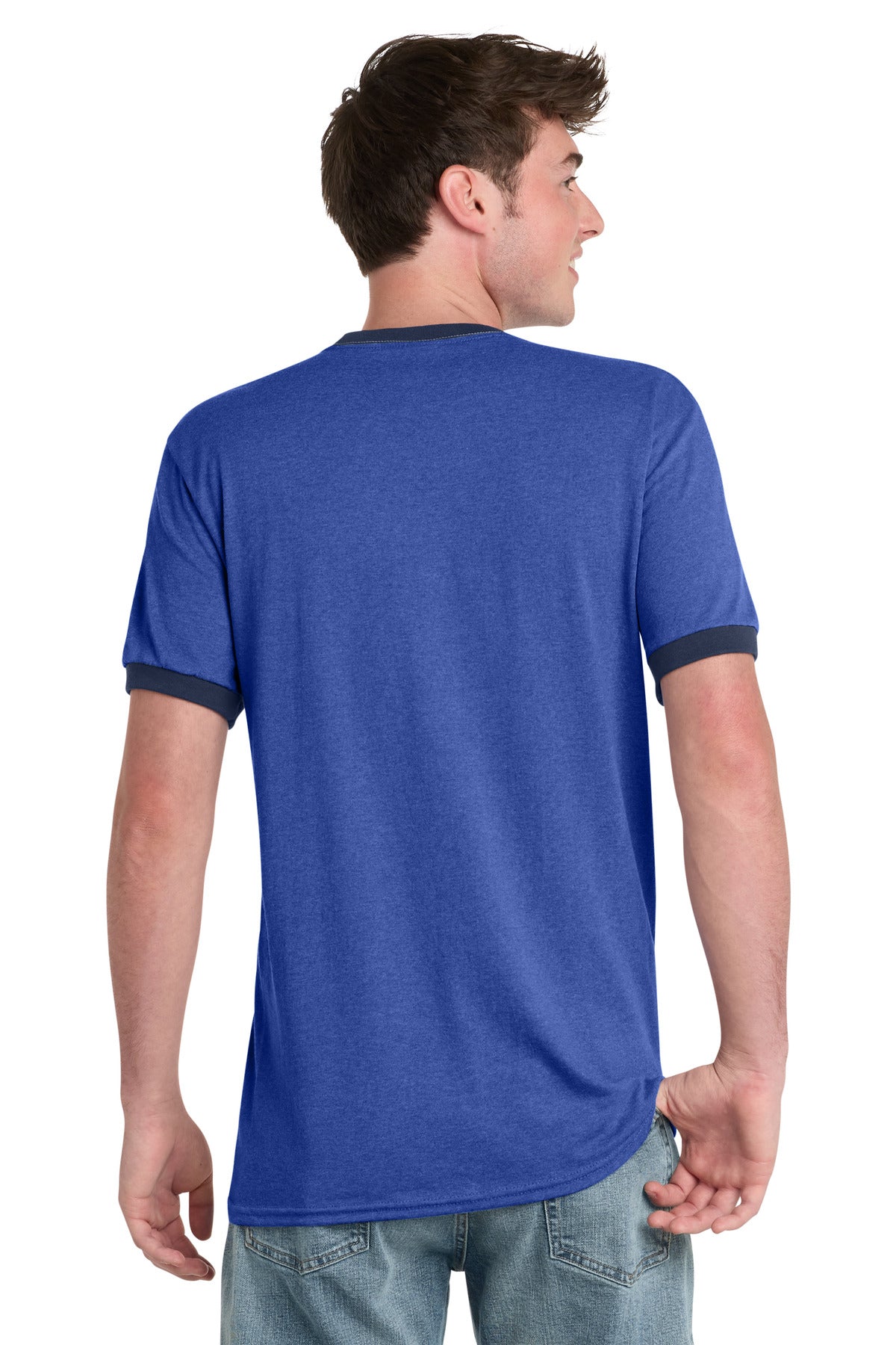Port & Co Core Cotton Ringer Tee.  PC54R
