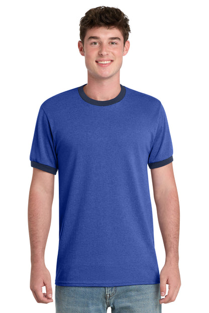 Port & Co Core Cotton Ringer Tee.  PC54R