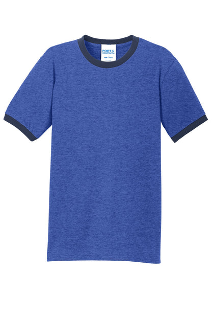 Port & Co Core Cotton Ringer Tee.  PC54R