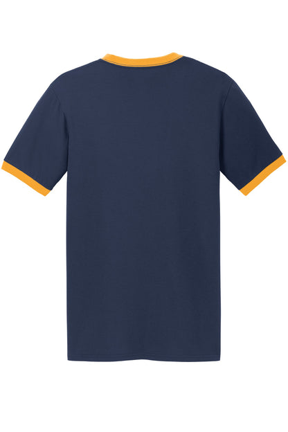 Port & Co Core Cotton Ringer Tee.  PC54R