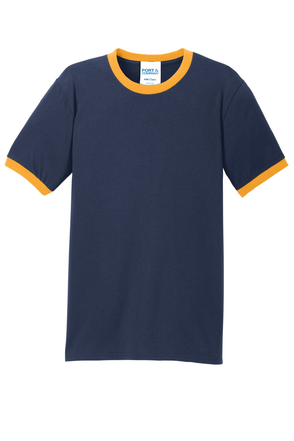 Port & Co Core Cotton Ringer Tee.  PC54R