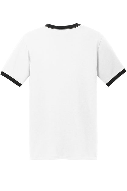 Port & Co Core Cotton Ringer Tee.  PC54R