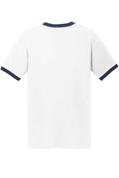 Port & Co Core Cotton Ringer Tee.  PC54R