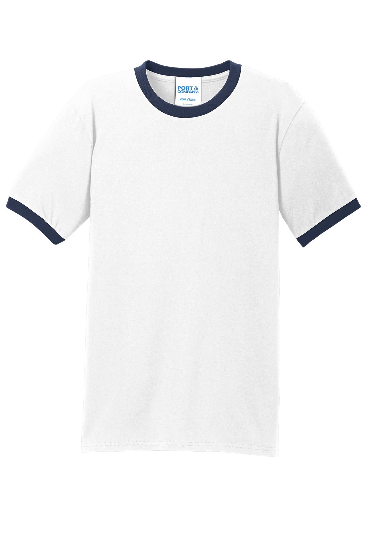 Port & Co Core Cotton Ringer Tee.  PC54R