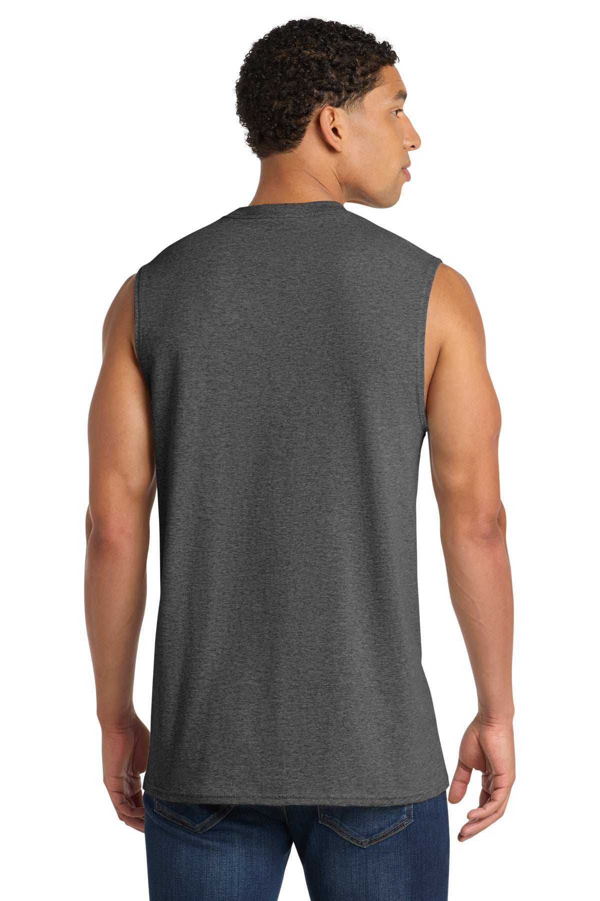 Port & Co Core Cotton Sleeveless Tee. PC54SL