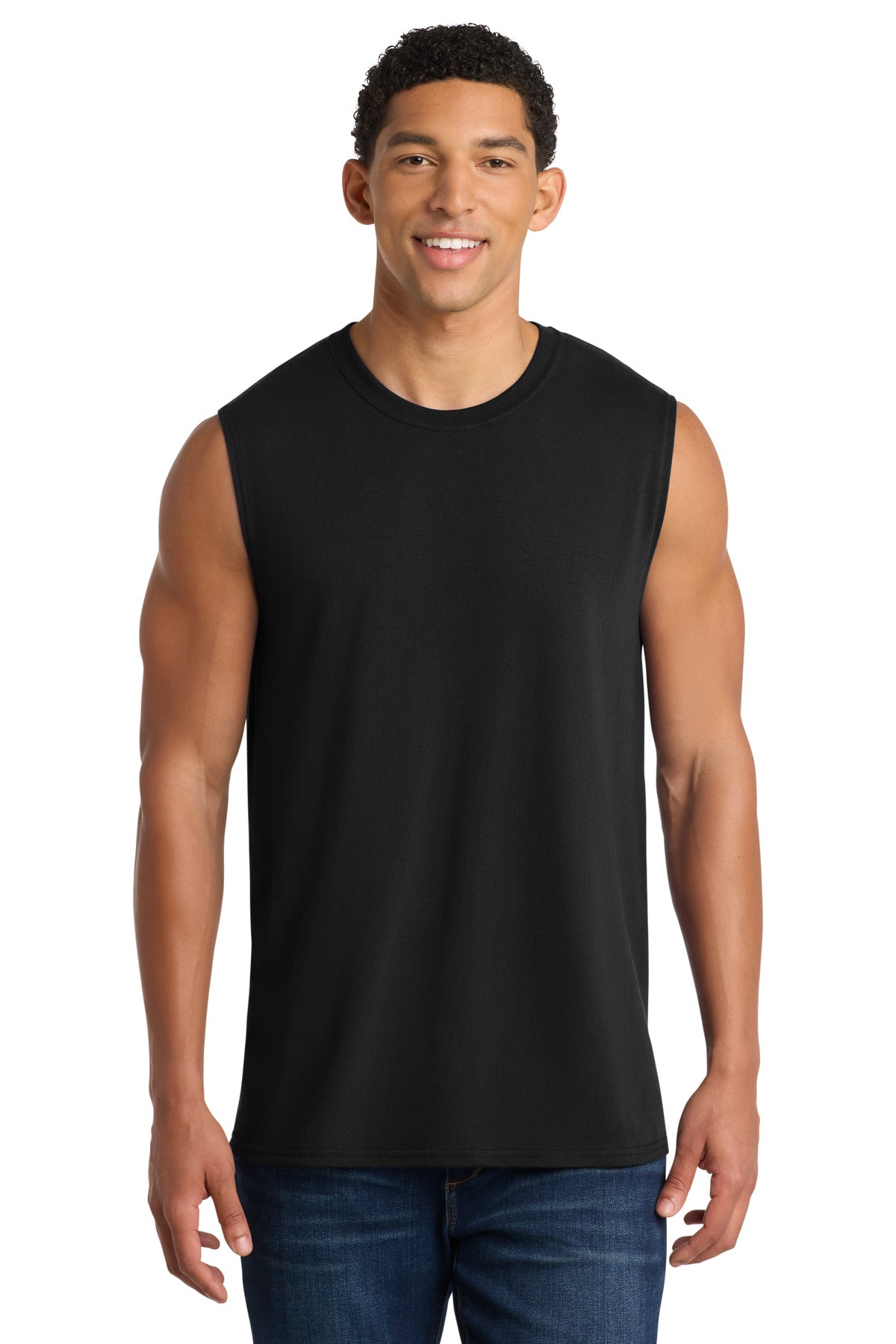 Port & Co Core Cotton Sleeveless Tee. PC54SL