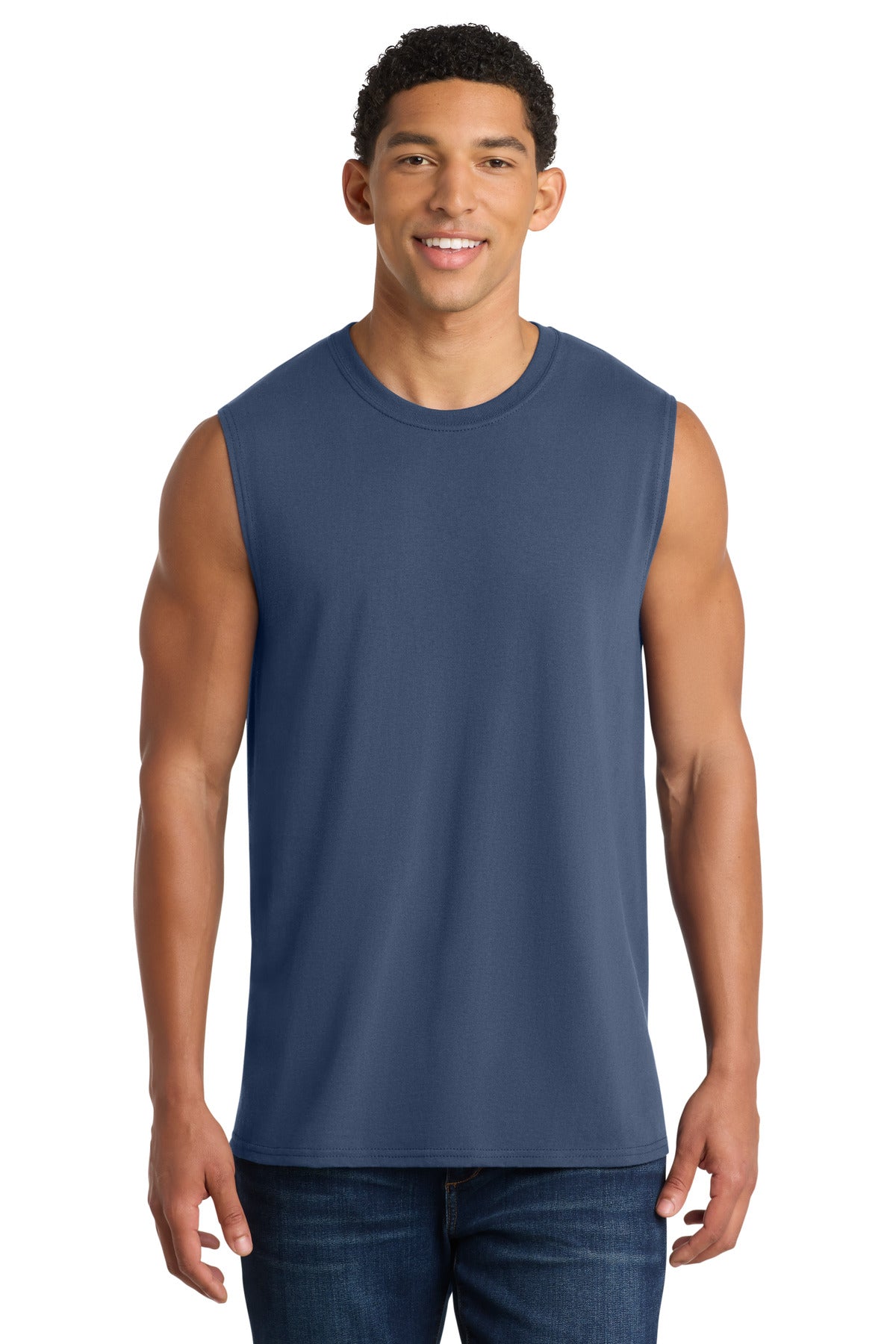 Port & Co Core Cotton Sleeveless Tee. PC54SL