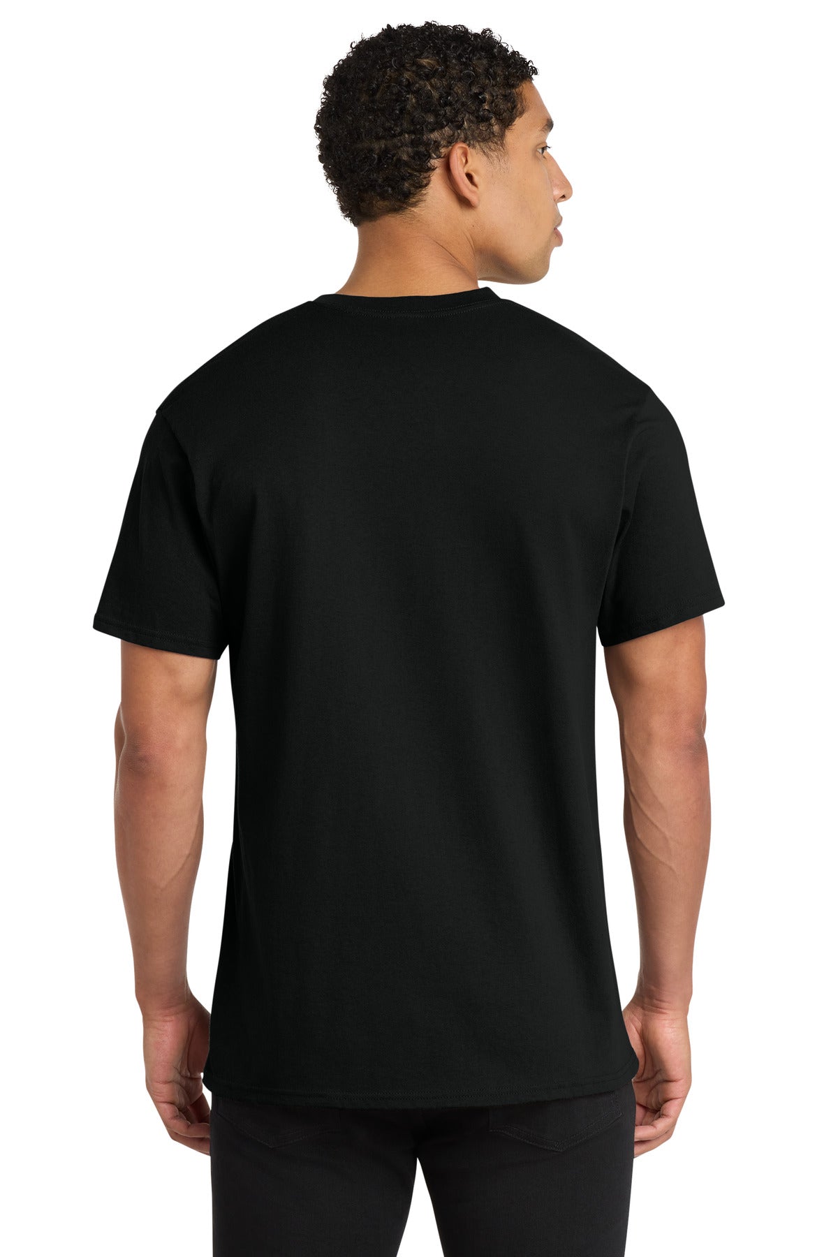 Port & Co Core Cotton V-Neck Tee. PC54V