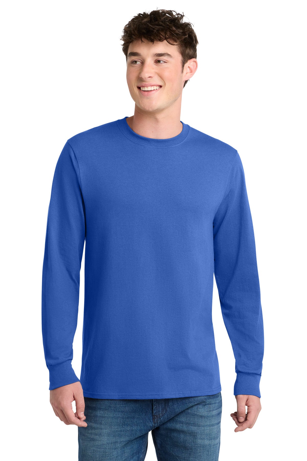 Port & Co Tall Long Sleeve Core Blend Tee. PC55LST