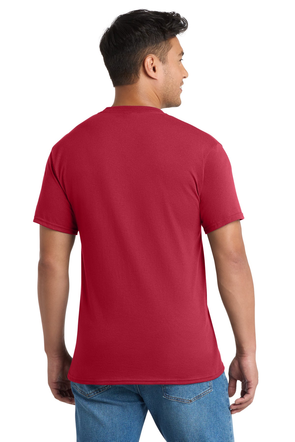 Port & Co Tall Core Blend Pocket Tee. PC55PT