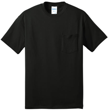 Port & Co Tall Core Blend Pocket Tee. PC55PT