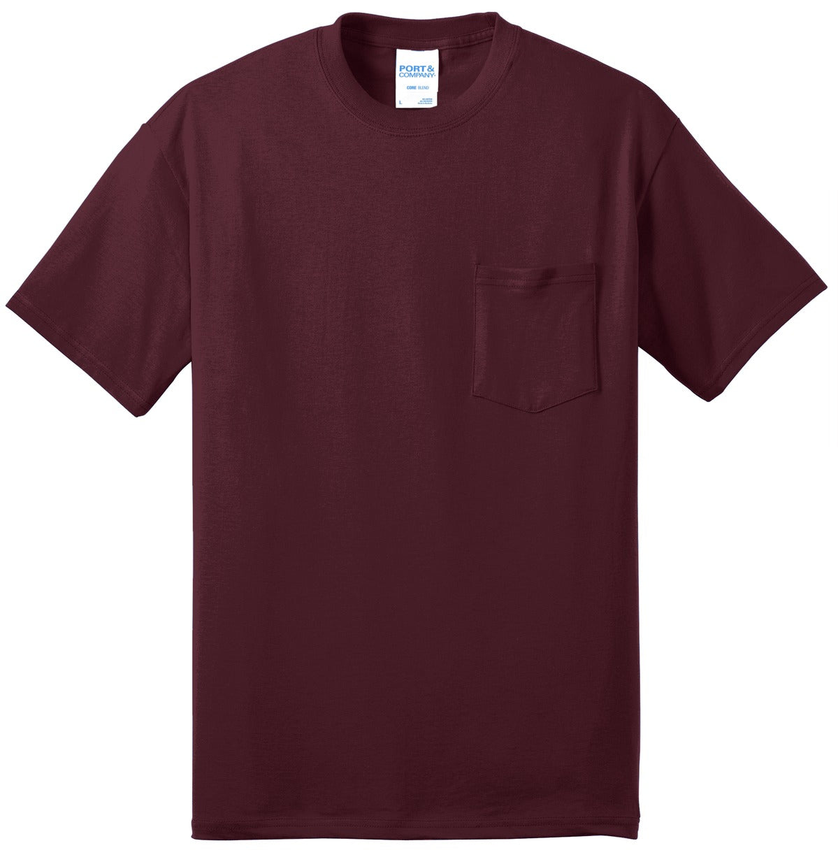 Port & Co Tall Core Blend Pocket Tee. PC55PT