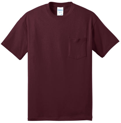 Port & Co Tall Core Blend Pocket Tee. PC55PT