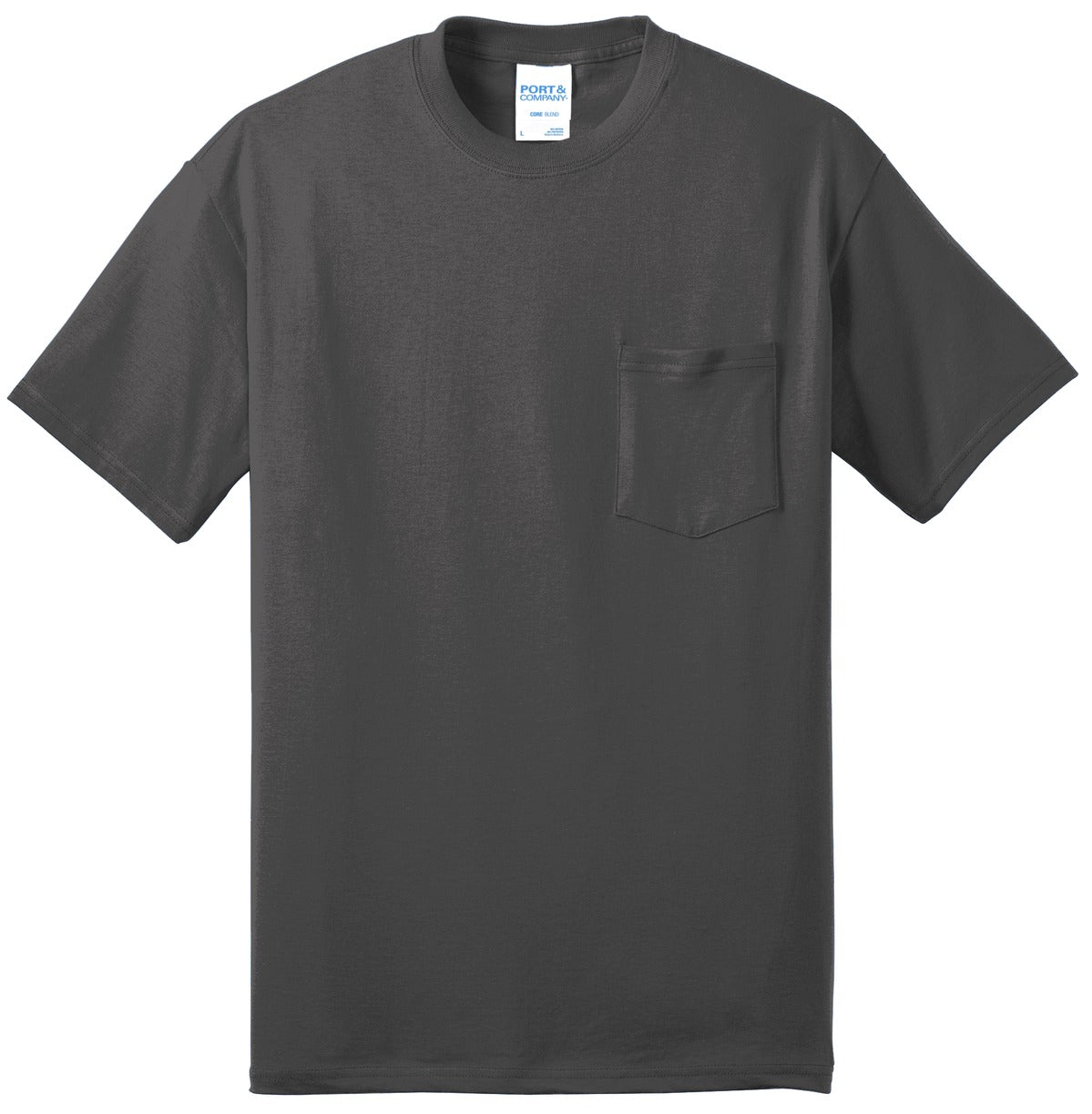 Port & Co Tall Core Blend Pocket Tee. PC55PT