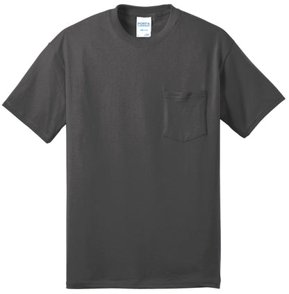 Port & Co Tall Core Blend Pocket Tee. PC55PT