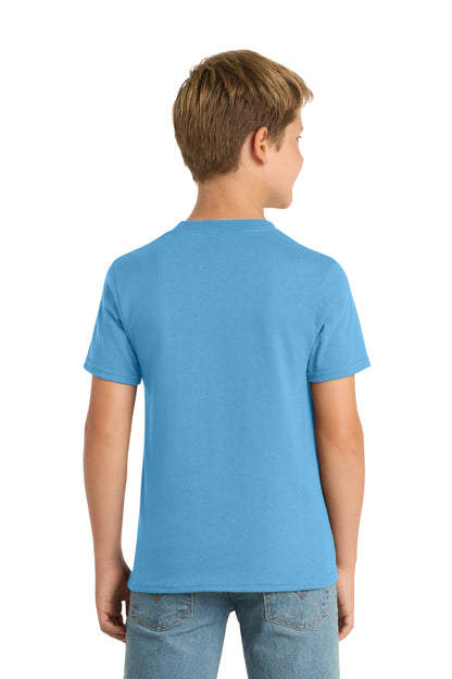 Port & Co Youth Core Blend Tee.  PC55Y