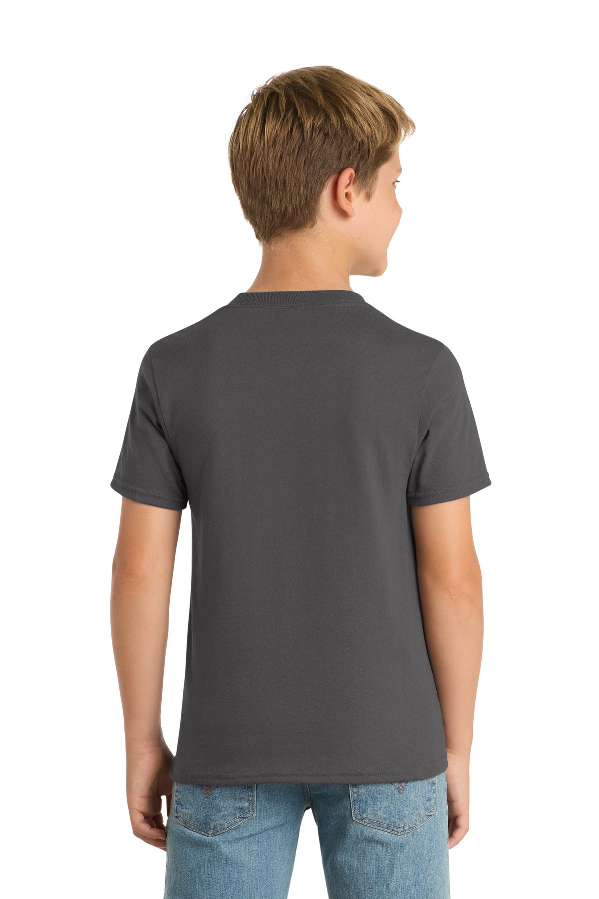 Port & Co Youth Core Blend Tee.  PC55Y