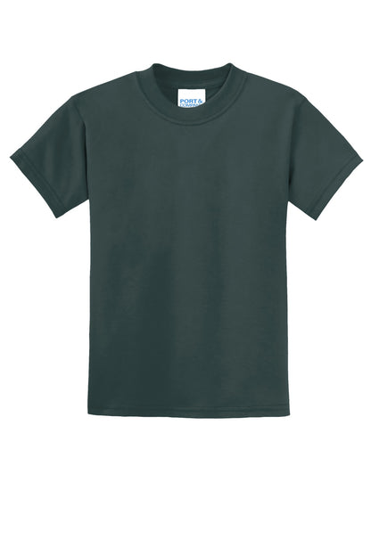 Port & Co Youth Core Blend Tee.  PC55Y