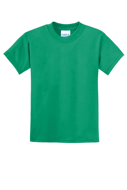 Port & Co Youth Core Blend Tee.  PC55Y