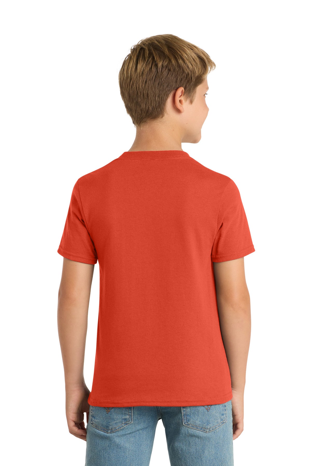 Port & Co Youth Core Blend Tee.  PC55Y