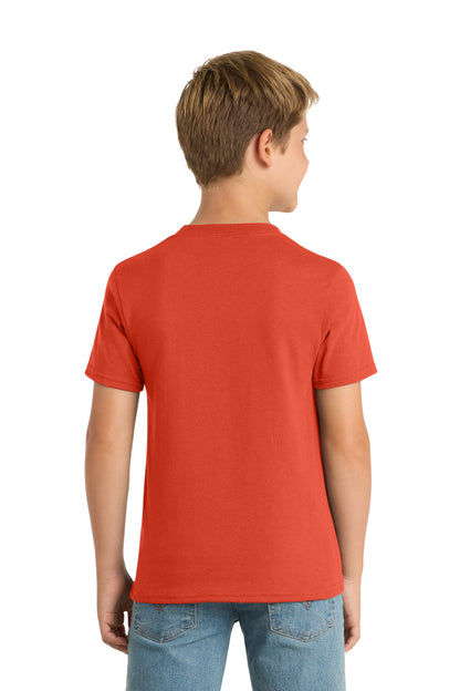 Port & Co Youth Core Blend Tee.  PC55Y