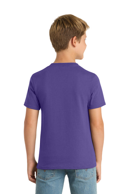Port & Co Youth Core Blend Tee.  PC55Y