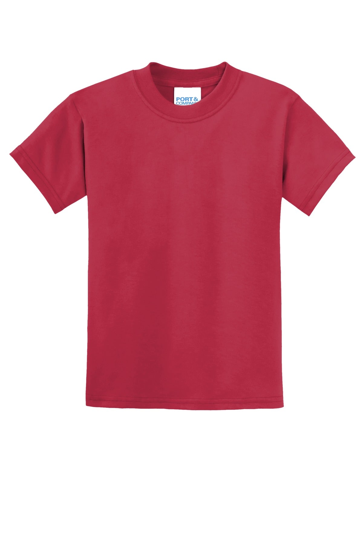 Port & Co Youth Core Blend Tee.  PC55Y