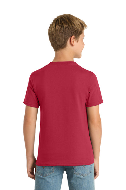 Port & Co Youth Core Blend Tee.  PC55Y