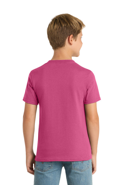 Port & Co Youth Core Blend Tee.  PC55Y