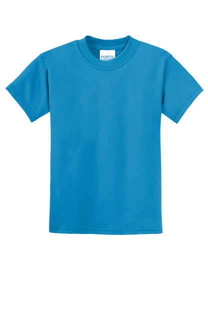 Port & Co Youth Core Blend Tee.  PC55Y