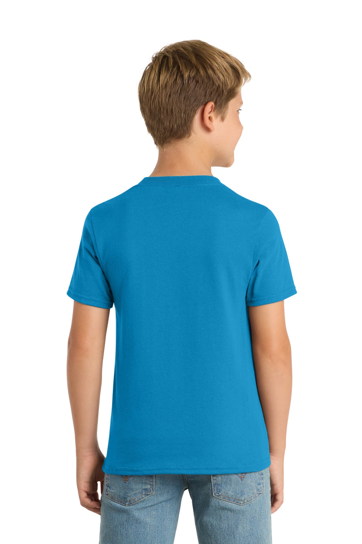 Port & Co Youth Core Blend Tee.  PC55Y