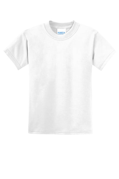 Port & Co Youth Core Blend Tee.  PC55Y