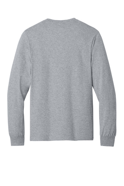 Port & Co Tall Long Sleeve Essential Pocket Tee. PC61LSPT