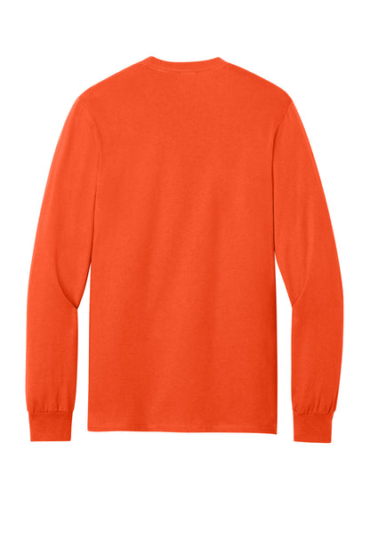 Port & Co Tall Long Sleeve Essential Pocket Tee. PC61LSPT