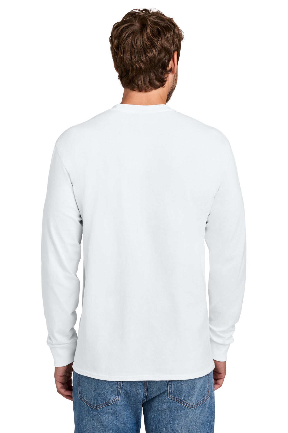 Port & Co Tall Long Sleeve Essential Pocket Tee. PC61LSPT
