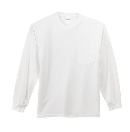 Port & Co Tall Long Sleeve Essential Pocket Tee. PC61LSPT