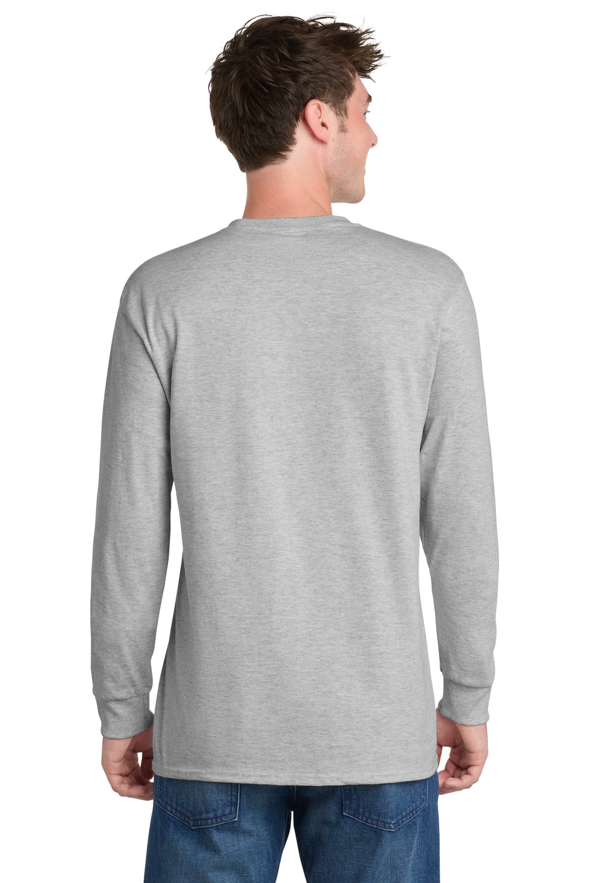 Port & Co Tall Long Sleeve Essential Tee. PC61LST