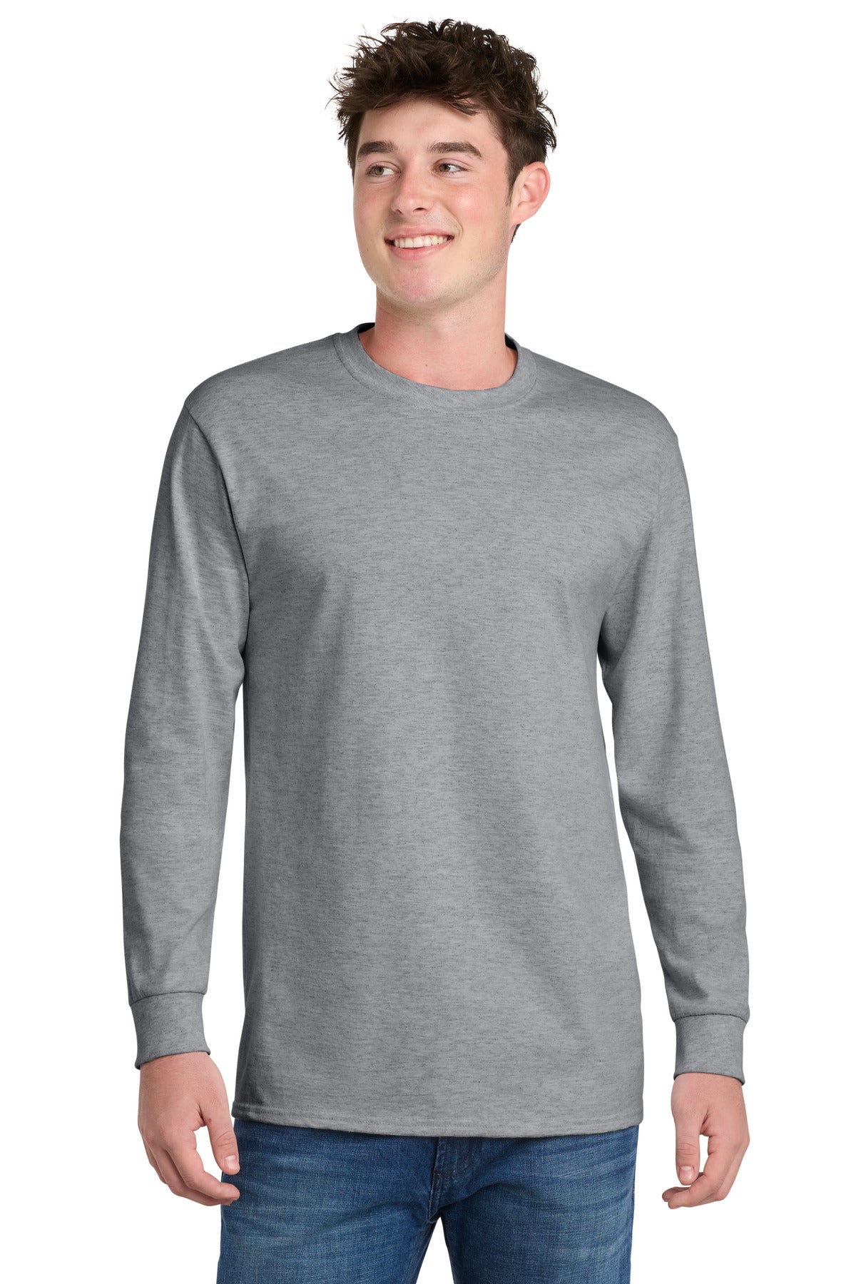 Port & Co Tall Long Sleeve Essential Tee. PC61LST